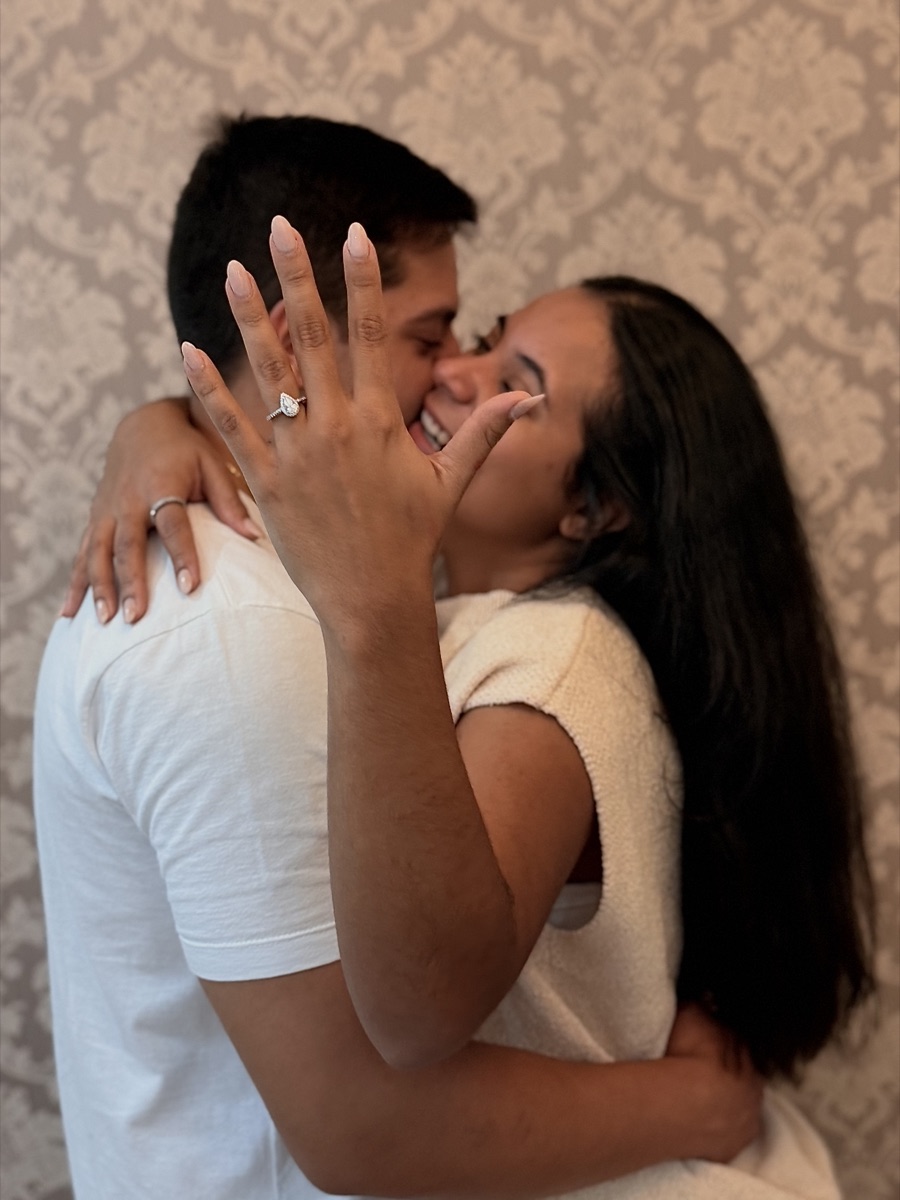 Foto do noivado